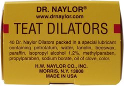 Dr. Naylor Teat Dilators Farm First Aid, 40 count