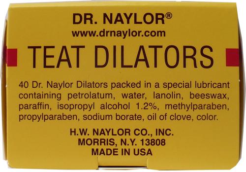 Show full view: Dr. Naylor Teat Dilators Farm First Aid, 40 count slide 1 of 6
