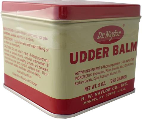 Show full view: Dr. Naylor Udder Balm Farm First Aid, 9-oz tin slide 4 of 5