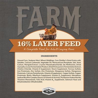 Show full view: Dr. Pol 16% Poultry Pearls Layer Chicken Feed, 30-lb bag slide 3 of 10