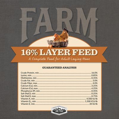 Show full view: Dr. Pol 16% Poultry Pearls Layer Chicken Feed, 30-lb bag slide 4 of 10