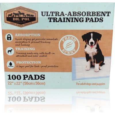 Dr. Pol Dr. Pol 22x22-in Dog Training Pad, 100 count