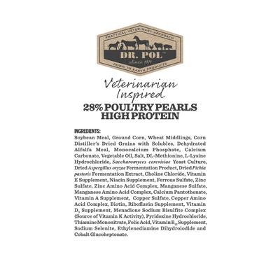 Show full view: Dr. Pol 28% Poultry Pearls Mixed Flock Feed, 6-lb bag slide 4 of 7