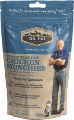 Dr. Pol Chicken Munchies Grain-Free Freeze-Dried Raw Cat Treats, 3.5-oz bag