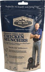 Dr. Pol Chicken Munchies Grain-Free Freeze-Dried Raw Dog Treats, 3.5-oz. bag