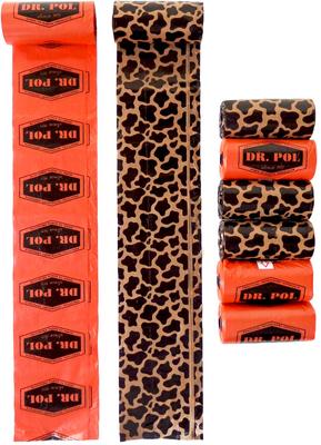 Show full view: Dr. Pol Cow Printed Grass Scent Dog Waste Bag, 120 count slide 2 of 3