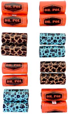 Show full view: Dr. Pol Cow Printed Grass Scent Dog Waste Bag, 240 count slide 2 of 4