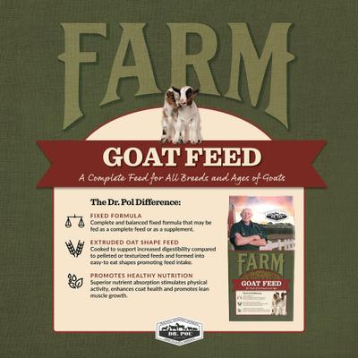Show full view: Dr. Pol Healthy Balance Alfalfa Recipe Goat Feed, 40-lb bag slide 5 of 9