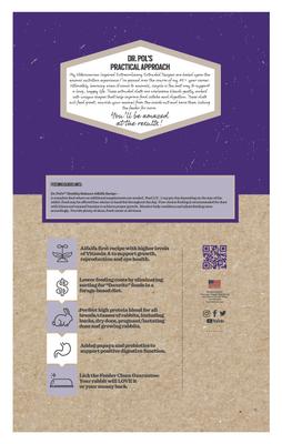 Show full view: Dr. Pol Healthy Balance Alfalfa Recipe Rabbit Feed, 6-lb bag slide 2 of 7