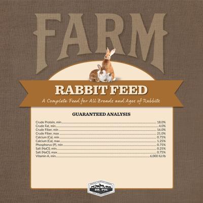 Show full view: Dr. Pol Healthy Balance Alfalfa Recipe Rabbit Food, 30-lb bag, 2 count slide 4 of 9