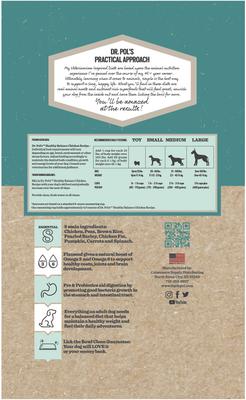 Show full view: Dr. Pol Healthy Balance Chicken Recipe Dry Dog Food, 4-lb bag slide 4 of 9