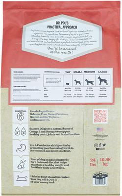 Show full view: Dr. Pol Healthy Balance Salmon Recipe Grain-Free Dry Dog Food, 4-lb bag slide 3 of 9