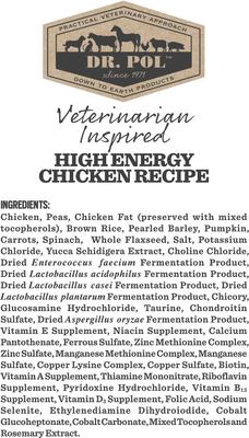 Show full view: Dr. Pol High Energy Chicken Recipe Dry Dog Food, 24-lb bag slide 7 of 9