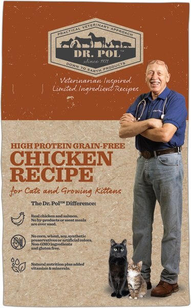 Dr. Pol High Protein Limited Ingredient Chicken Recipe Cat & Kitten Food