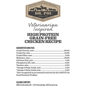 Dr. Pol High Protein Limited Ingredient Chicken Recipe Cat & Kitten Food, 8-lb bag