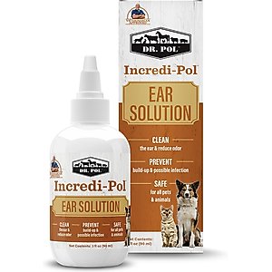 Dr. Pol Incredi-Pol Ear Solution for Dogs, Cats, & All Pets, 3-fl oz bottle