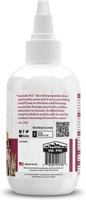 Show full view: Dr. Pol Incredi-Pol Eye Drops for Dogs, Cats, & All Pets, 3-fl oz bottle slide 5 of 8