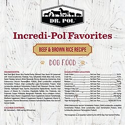 Dr. Pol Incredi-Pol Favorites Beef & Brown Rice Dog Food, 24-lb bag slide 2 of 6