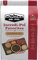 Dr. Pol Incredi-Pol Favorites Beef & Brown Rice Dog Food, 6-lb bag