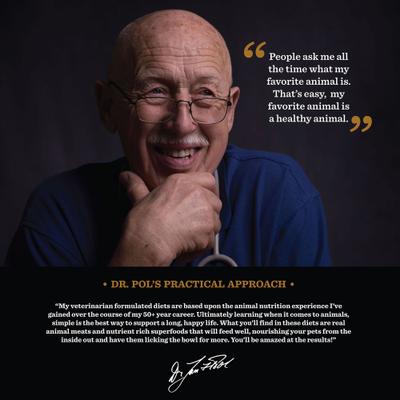 Show full view: Dr. Pol Incredi-Pol Favorites Beef & Brown Rice Dog Food, 6-lb bag slide 7 of 8