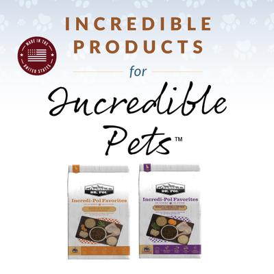 Show full view: Dr. Pol Incredi-Pol Favorites Chicken & Brown Rice Weight & Hairball Support Cat Food, 8-lb bag slide 6 of 7