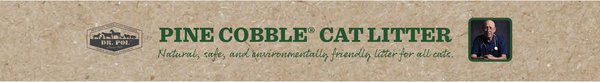 Dr. Pol Pine Cobble Cat Litter, 25-lb bag