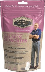 Dr. Pol Salmon Munchies Grain-Free Freeze-Dried Raw Cat Treats, 3.5-oz bag