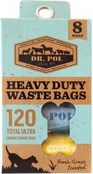 Dr. Pol Wheat Printed Grass Scent Dog Waste Bag, 120 count