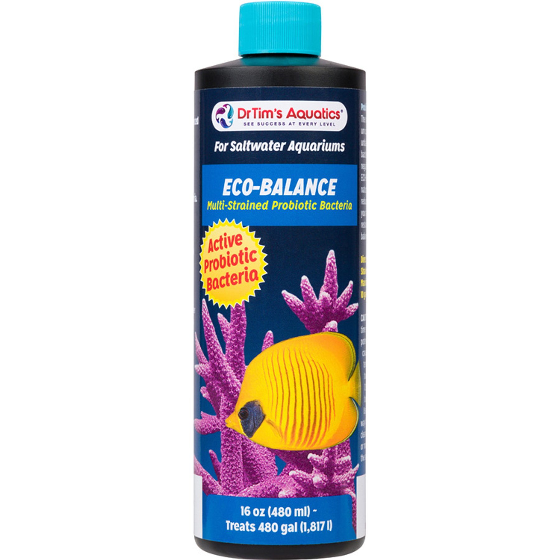DrTim's Aquatics Eco-Balance Saltwater Aquarium Cleaner, 16-fl oz bottle
