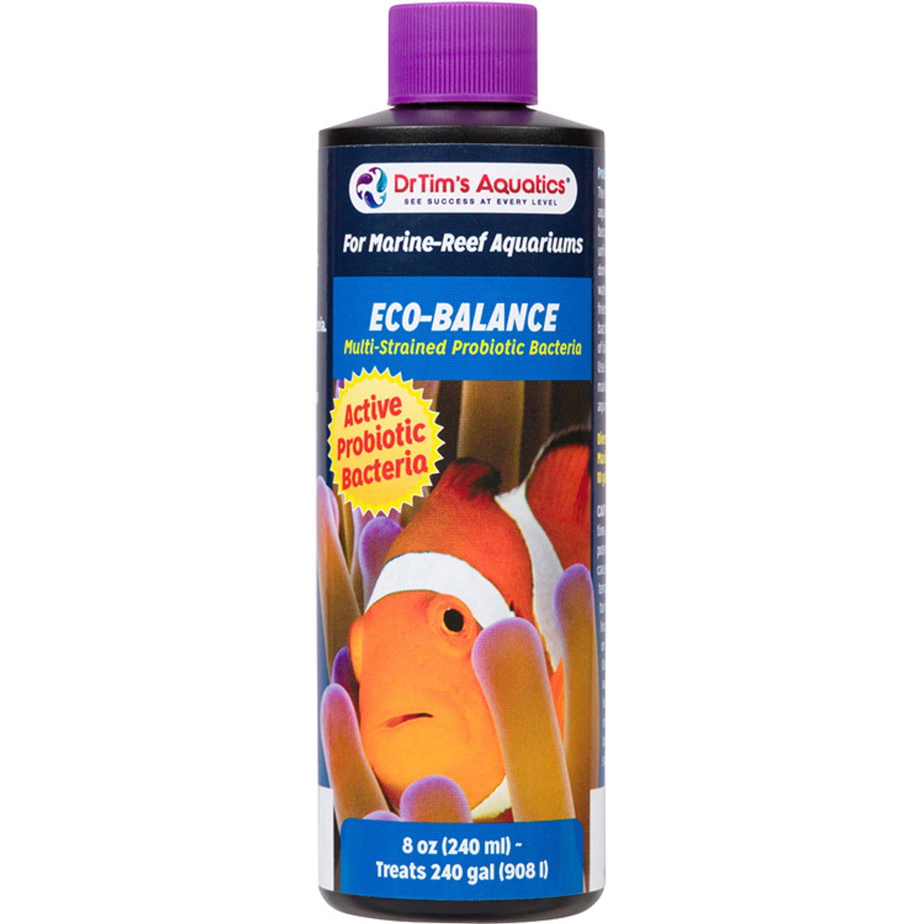 DrTim's Aquatics Reef Eco-Balance Marine Aquarium Cleaner, 8-fl oz bottle