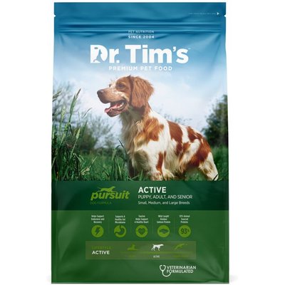 Dr. Tim's Dr. Tim's Active Dog Pursuit Formula Dry Dog Food, 40-lb bag