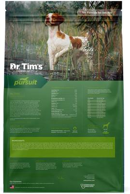Show full view: Dr. Tim's Active Dog Pursuit Formula Dry Dog Food, 40-lb bag slide 3 of 9