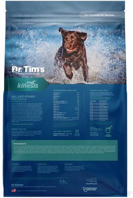 Show full view: Dr. Tim's All Life Stages Kinesis Formula Dry Dog Food, 40-lb bag slide 3 of 9