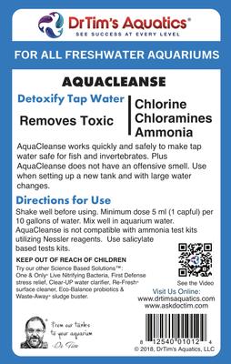 Show full view: Dr. Tim's Aquatics AquaCleanse Freshwater Aquarium Cleaner, 32-fl oz bottle slide 3 of 6