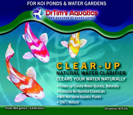 Show full view: Dr. Tim's Aquatics Clear-Up Koi Ponds & Water Gardens Cleaner, 16-fl oz bottle slide 3 of 8