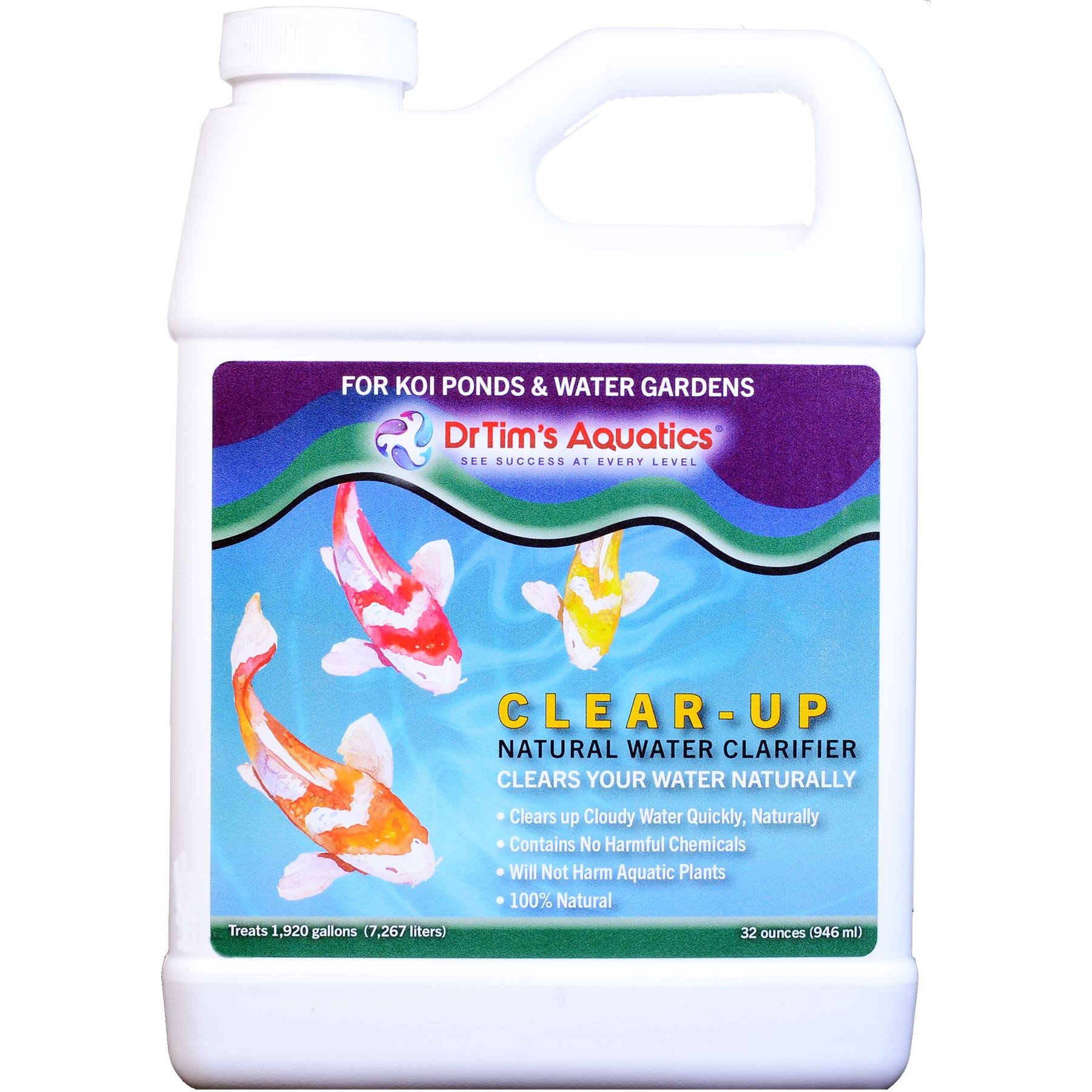 DrTim's Aquatics Clear-Up Koi Ponds & Water Gardens Cleaner, 32-fl oz bottle