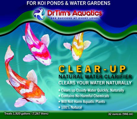 Show full view: Dr. Tim's Aquatics Clear-Up Koi Ponds & Water Gardens Cleaner, 32-fl oz bottle slide 3 of 8