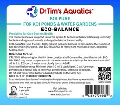 Dr. Tim's Aquatics Eco-Balance Koi Ponds & Water Gardens Cleaner, 128-fl oz bottle slide 2 of 8