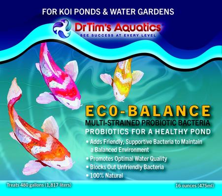 Show full view: Dr. Tim's Aquatics Eco-Balance Koi Ponds & Water Gardens Cleaner, 16-fl oz bottle slide 3 of 8