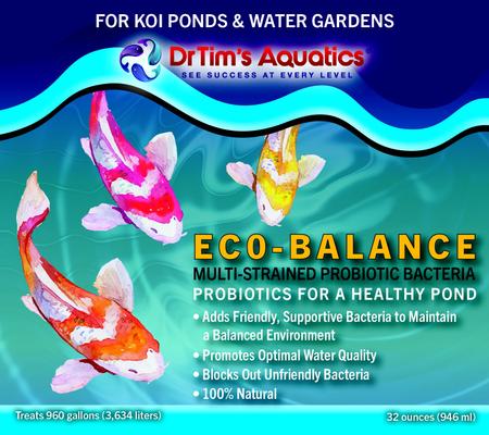 Show full view: Dr. Tim's Aquatics Eco-Balance Koi Ponds & Water Gardens Cleaner, 32-fl oz bottle slide 3 of 8