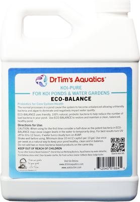 Show full view: Dr. Tim's Aquatics Eco-Balance Koi Ponds & Water Gardens Cleaner, 32-fl oz bottle slide 2 of 8