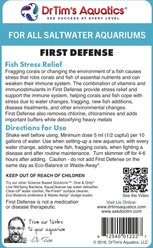 Dr. Tim's Aquatics First Defense Saltwater Aquarium Cleaner, 128-fl oz bottle slide 2 of 7