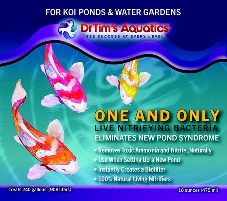 Show full view: Dr. Tim's Aquatics One & Only Koi Ponds & Water Gardens Cleaner, 16-fl oz bottle slide 2 of 7