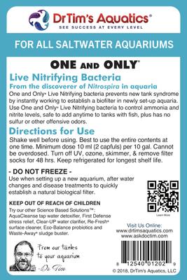 Show full view: Dr. Tim's Aquatics One & Only Saltwater Aquarium Cleaner, 128-fl oz bottle slide 4 of 8