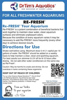 Show full view: Dr. Tim's Aquatics Re-Fresh Freshwater Aquarium Cleaner, 32-fl oz bottle slide 6 of 8