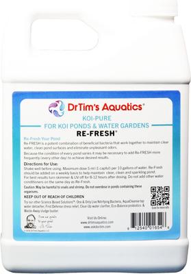 Show full view: Dr. Tim's Aquatics Re-Fresh Koi Ponds & Water Gardens Cleaner, 32-fl oz bottle slide 2 of 8