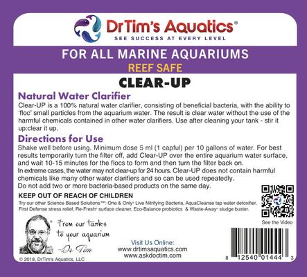 Show full view: Dr. Tim's Aquatics Reef Clear-Up Marine Aquarium Cleaner, 128-fl oz bottle slide 3 of 7