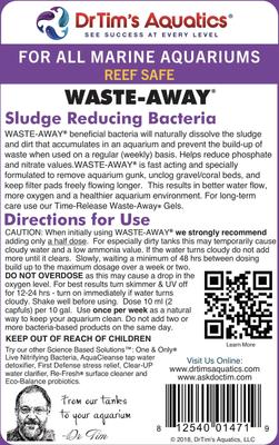 Show full view: Dr. Tim's Aquatics Reef Waste-Away Marine Aquarium Cleaner, 64-fl oz bottle slide 6 of 8
