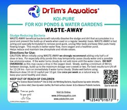 Dr. Tim's Aquatics Waste-Away Koi Ponds & Water Gardens Cleaner, 16-fl oz bottle slide 2 of 8