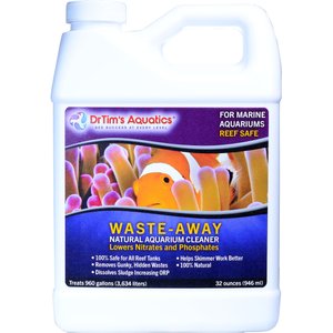 Dr. Tim's Aquatics Waste-Away Natural Aquarium Cleaner for Reef Aquariums, 32-fl oz bottle